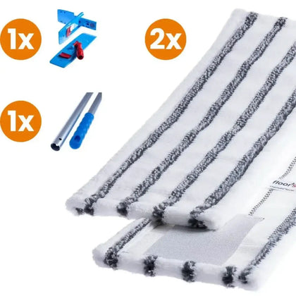 Bodenwischer Profi-Set mit Wischmops "Schmutzbrecher 40 cm"