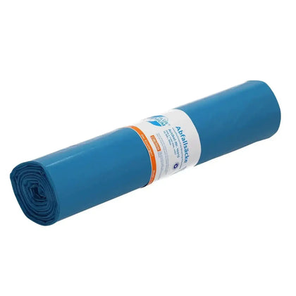 DEISS Premium Plus Müllsäcke 120 Liter Typ 60 Blau 10213 – Palette mit 560 Rollen