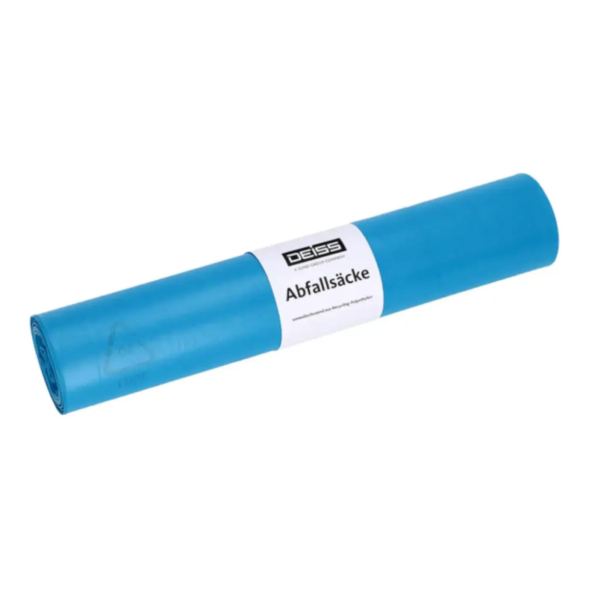 DEISS STANDARD Müllsäcke 120 Liter Typ 60 Blau – Produktabbildung; Lieferumfang: 10 Rollen