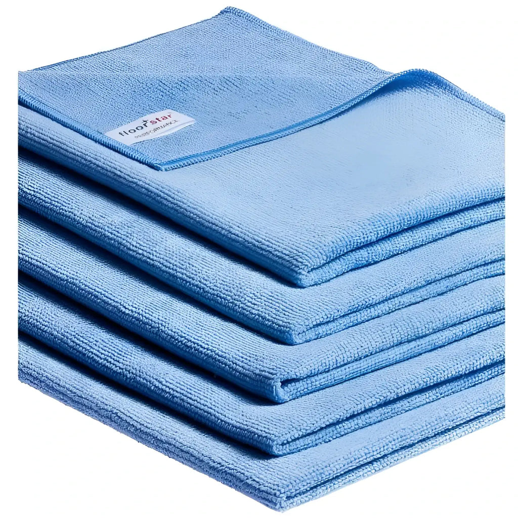 Floorstar Performance Microfaser-Bodentücher TPB70, 50 × 70 cm, hellblau