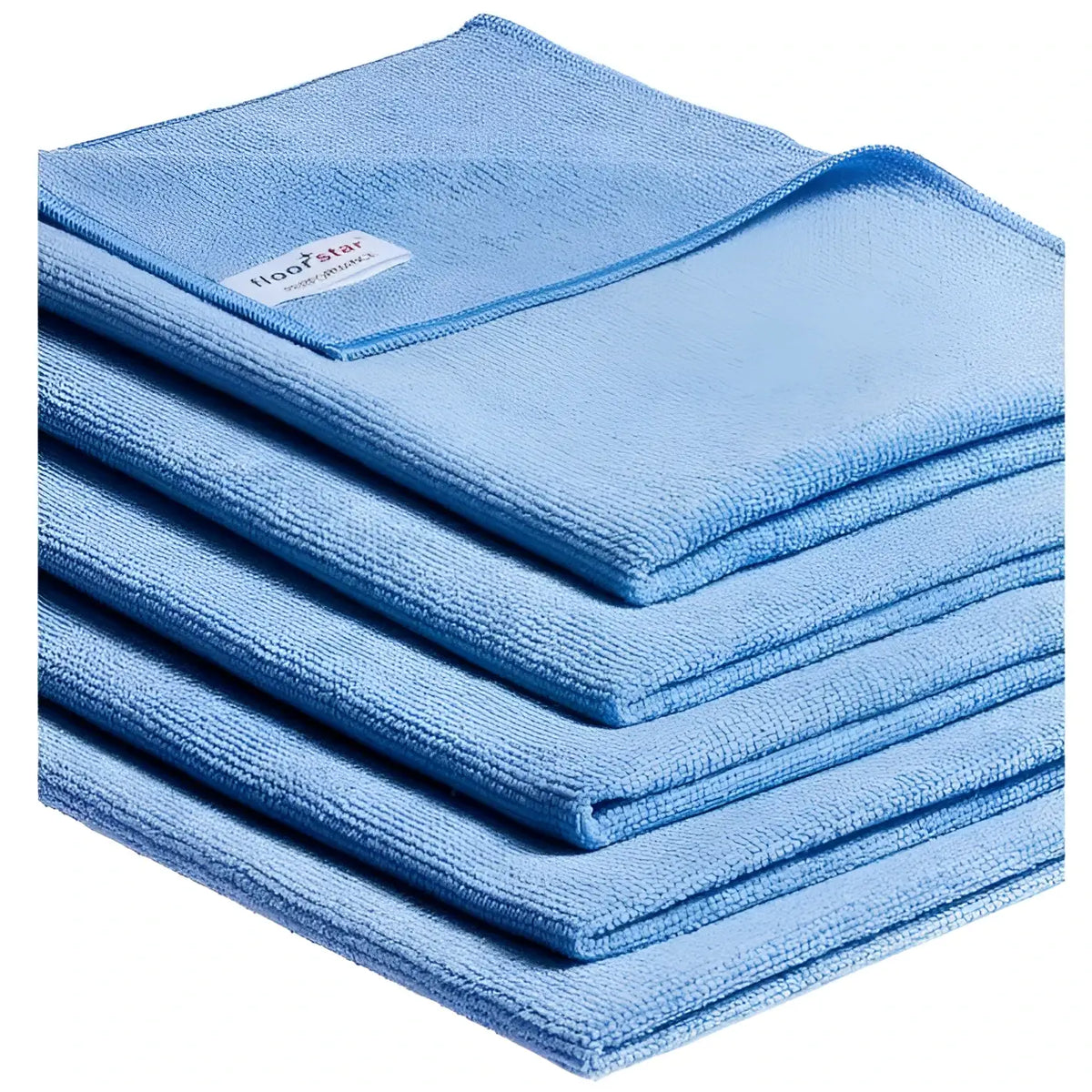 Floorstar Performance Microfaser-Bodentücher TPB70, 50 × 70 cm, hellblau
