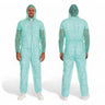 Hygonorm Overall Light mit Kapuze PP-Vlies – Grün / XXL