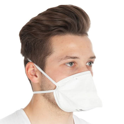 HygoStar Atemschutzmaske FFP2 horizontal faltbar mit Kopfband 10 Stück