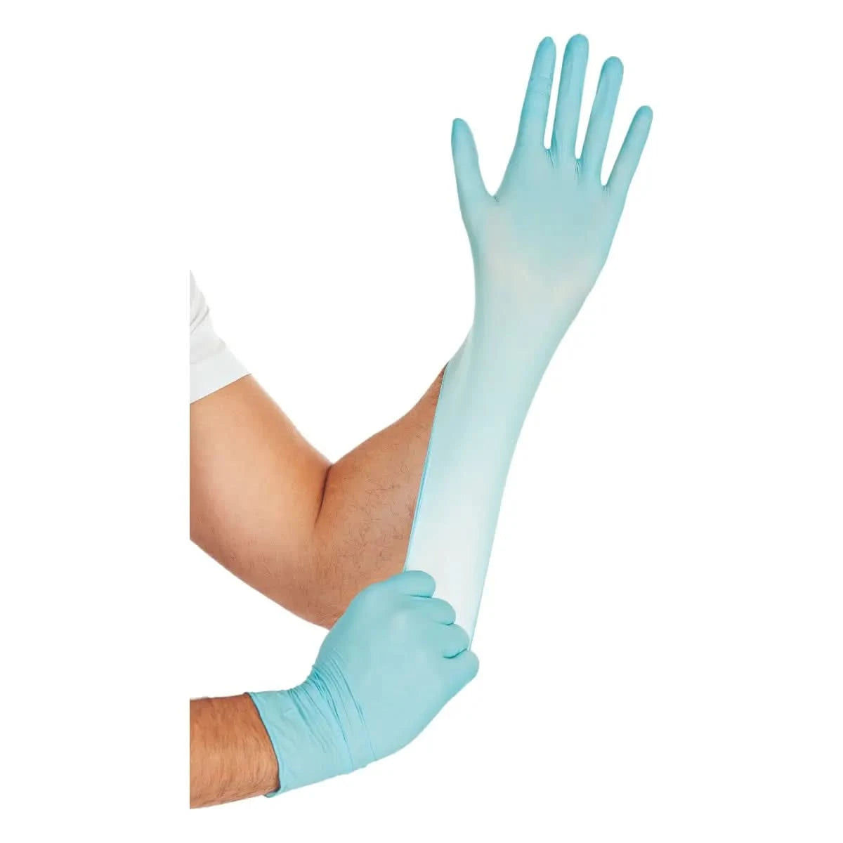 Hygostar Neopren-Handschuhe Neo Stretch Pro puderfrei Türkis.
