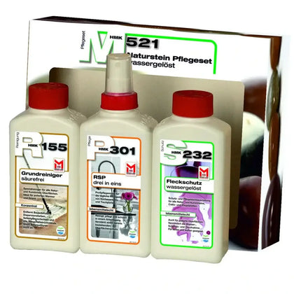 HMK M521 Naturstein-Pflegeset wassergelöst