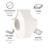 HygoClean Toilettenpapier, Jumbo, 3-lagig Zellulose – 900 Blatt