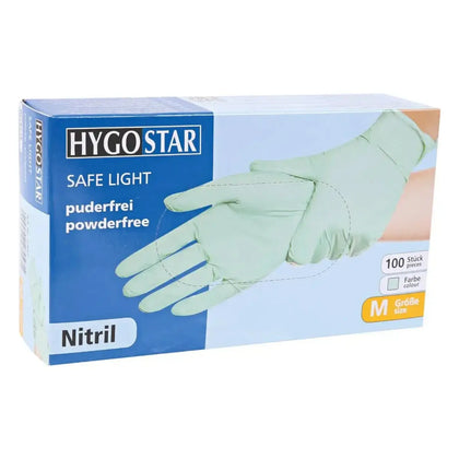 Hygostar "Safe Light" Nitril-Handschuhe Mintgrün 100 Stück