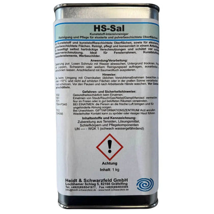 Kunststoffreiniger Heidt & Schwarzfeld HS-Sal & Pflege 1kg