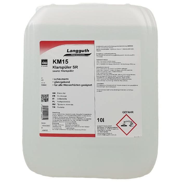Langguth KM15 Klarspüler SR 10l.