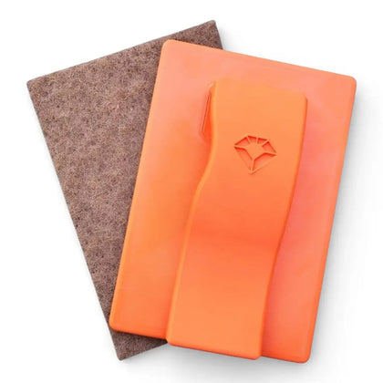 MAYKKER JitterBug Schrubber inkl. 1x Walnusspad 15cm