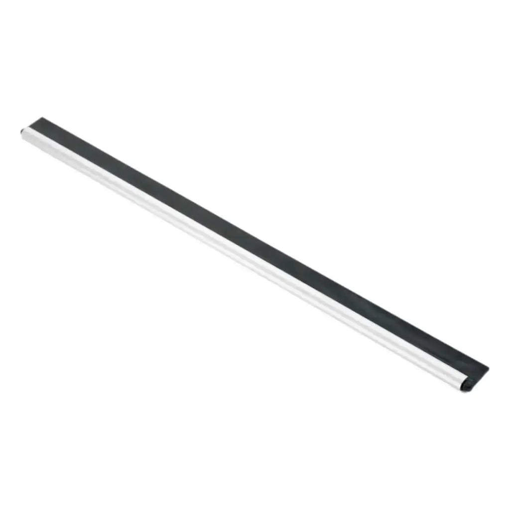 Moerman aluminium-schiene mit dura-flex wischergummi in schwarz und silber mit schlankem modernem led-streifen design