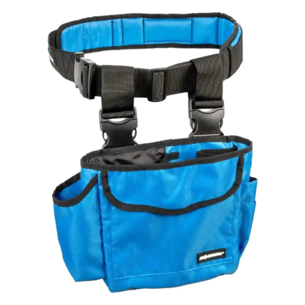 Hellblauer moerman comfort belt gürtel mit schwarzen akzenten und verstellbaren riemen für werkzeughaltung