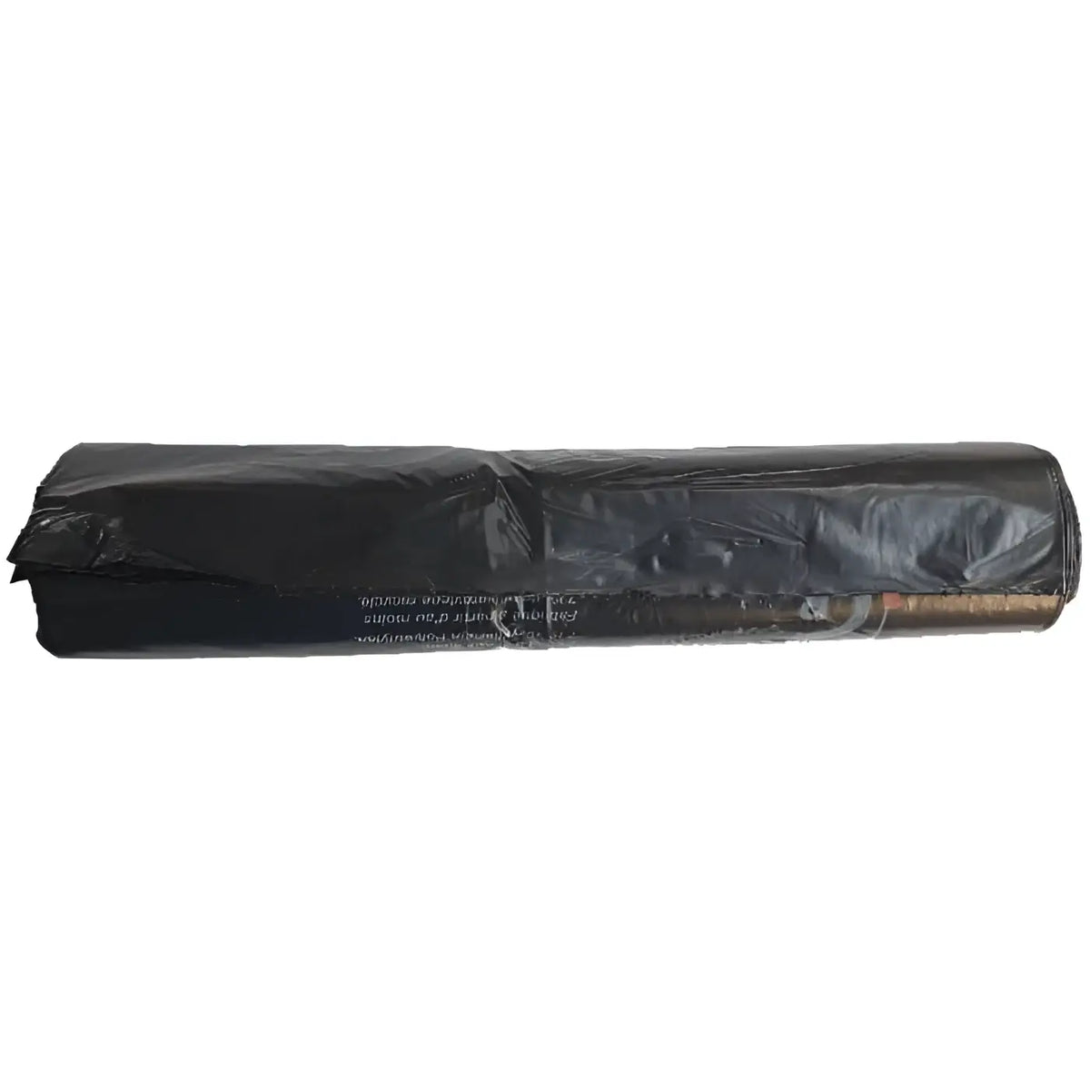Semytop kehrichtsack 35l typ 60 schwarz aus schwarzem plastik, eng gerollt und an den enden verschlossen