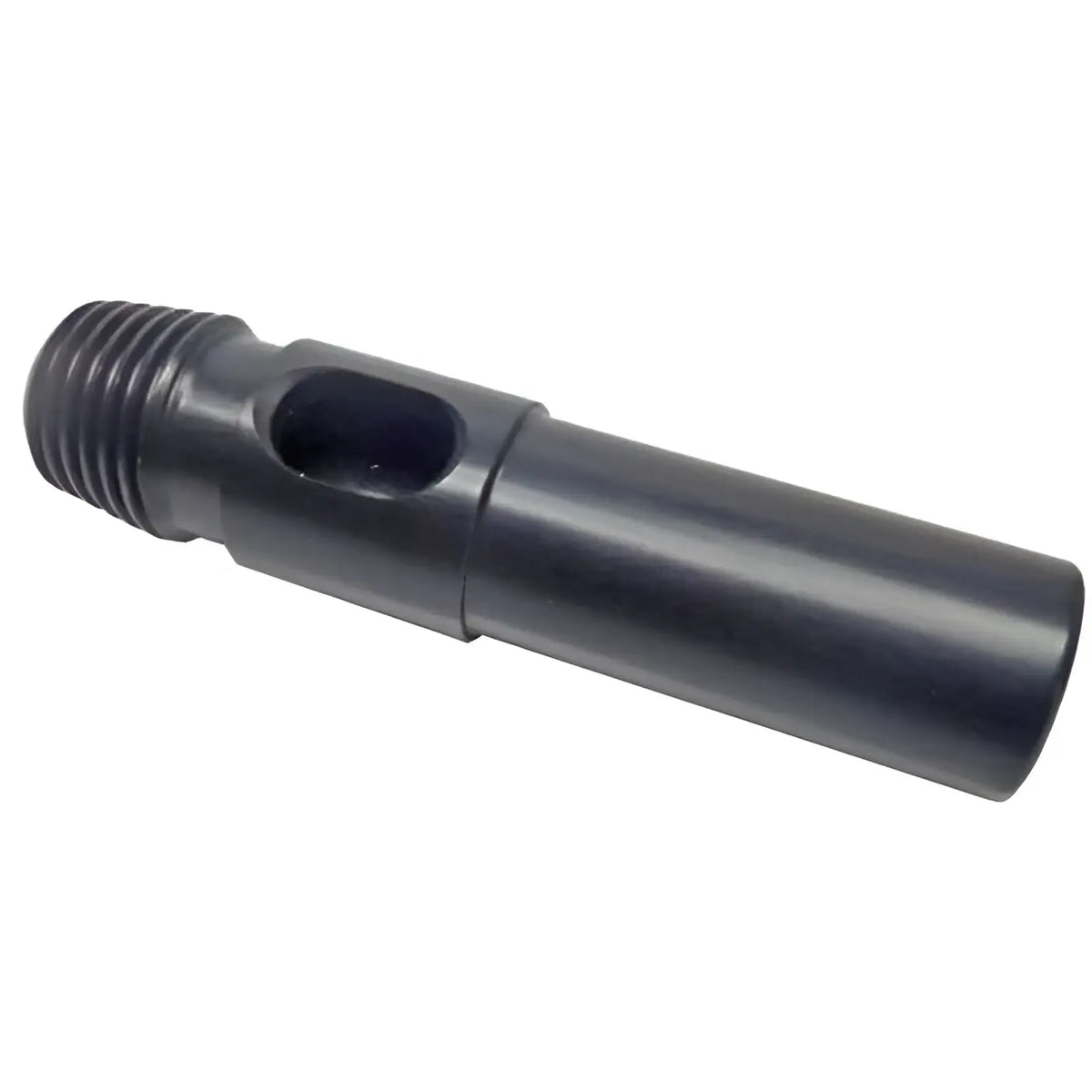 Schwarzer metaladapter mit gewindeende und ovalem ausschnitt für unger nLite MultiLink Gewindeadapter FTTHR