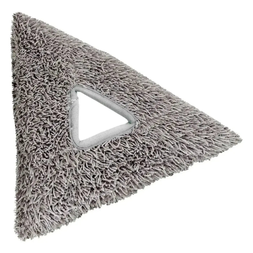 Gray dreieckiger microfiber mop kopf mit zentraler griffschlaufe ungwer stingray intensiv-reinigungs-tripad srpd2