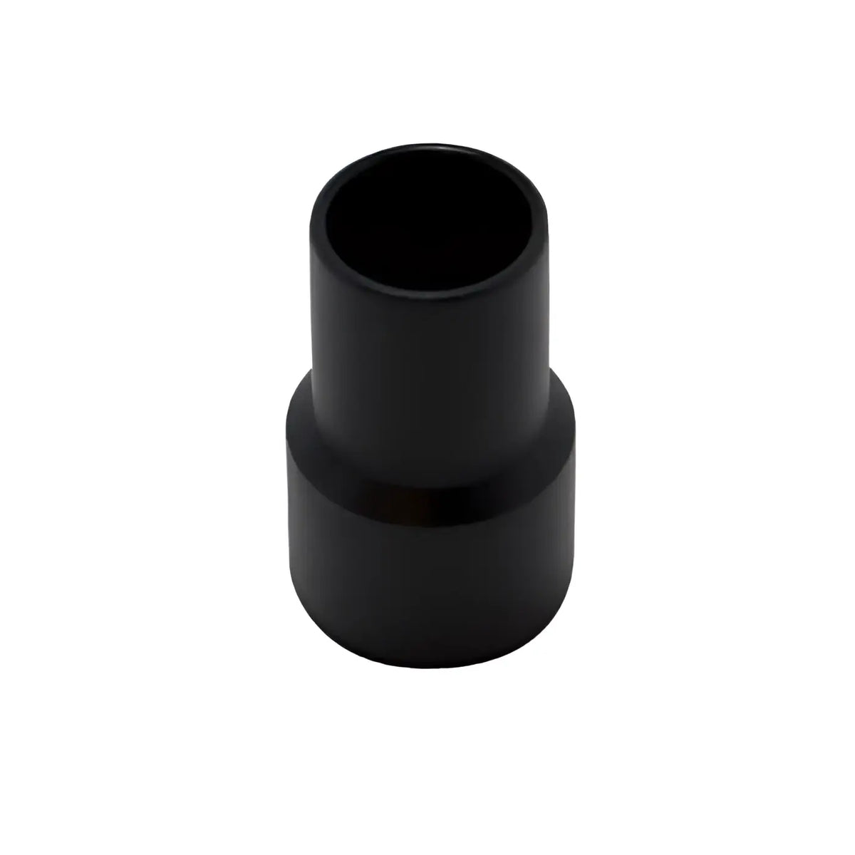 Weber muffe für saugschlauch nw 32 id32 ad38 schwarzer zylindrischer adapter mit matter oberfläche und leicht konischem design