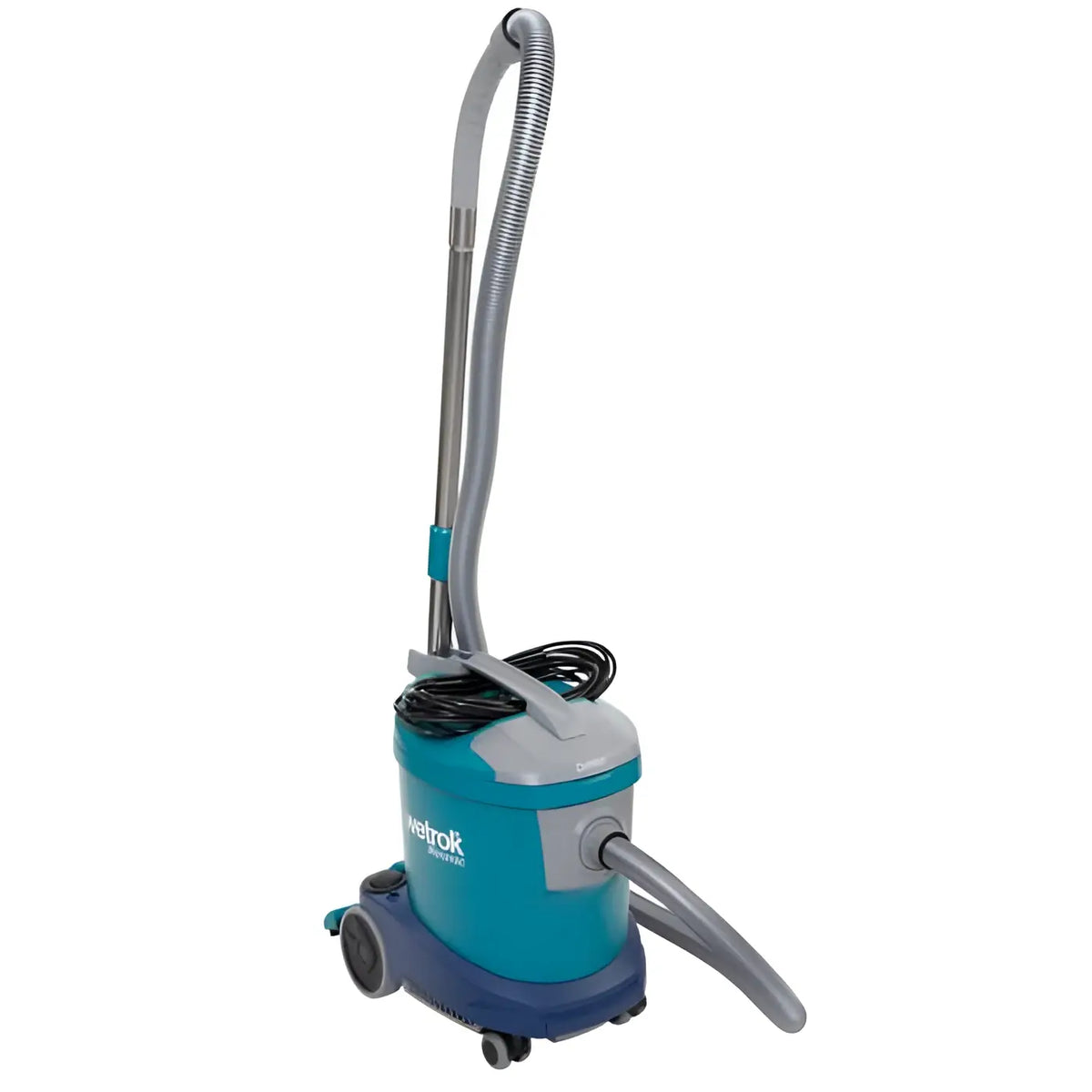 Teal und grauer wetrok monovac comfort 11 staubsauger nass-trocken mit flexiblem schlauch griff und rollen